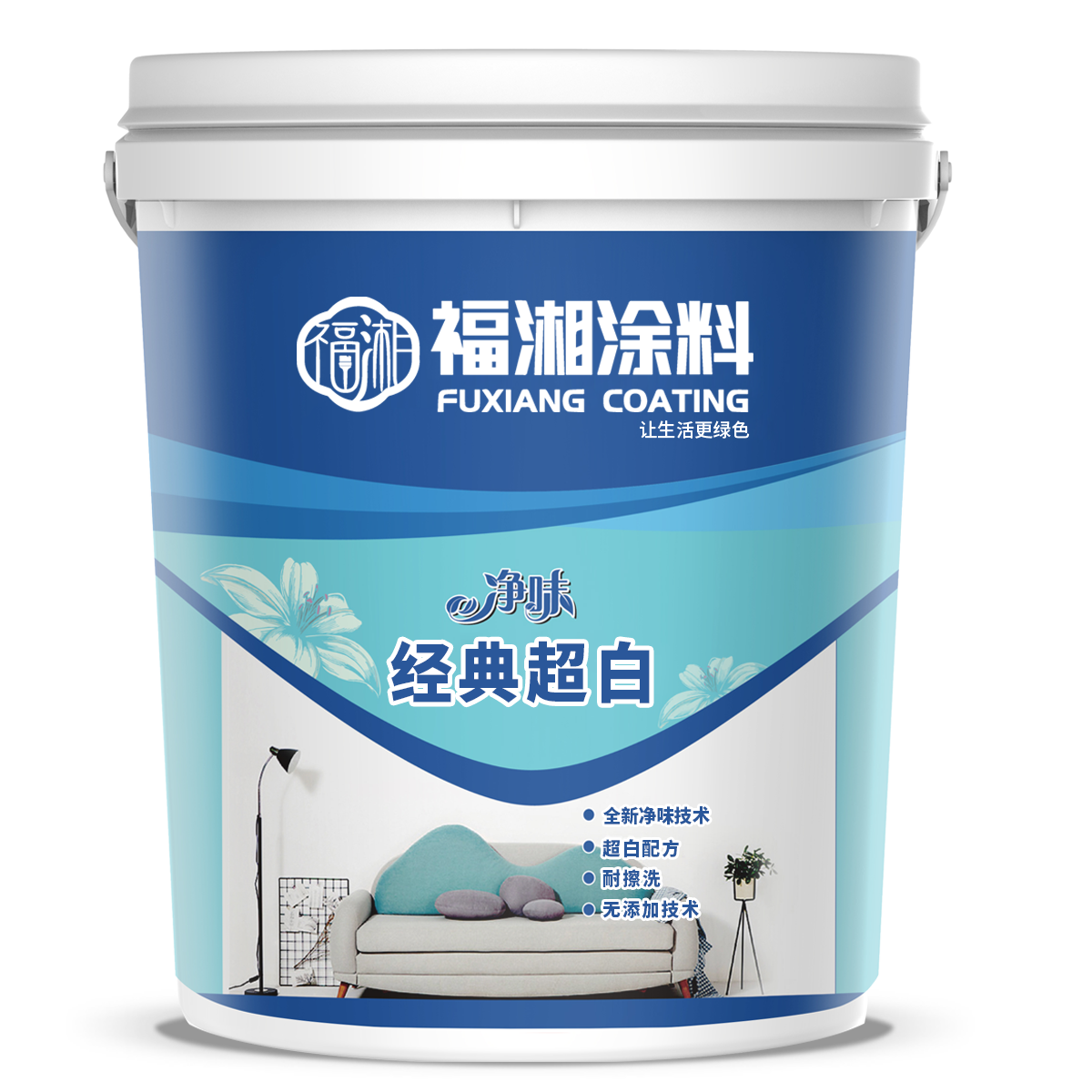 经典超白净味水漆（FX-L3802）